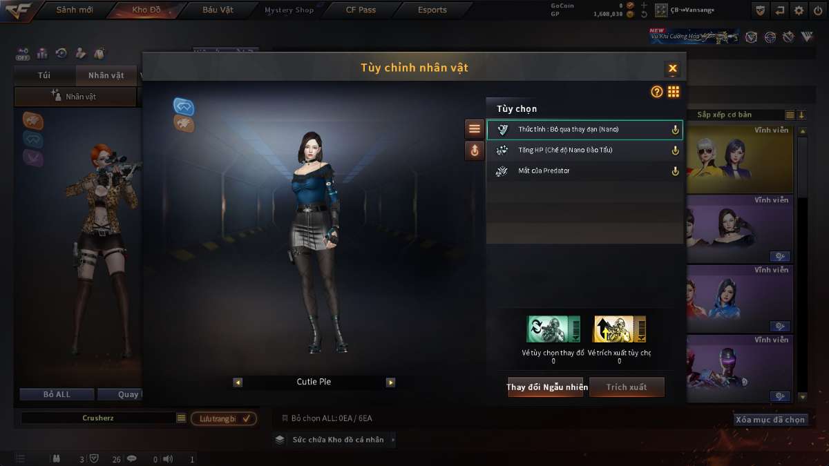 shop acc cf uy tin gia re